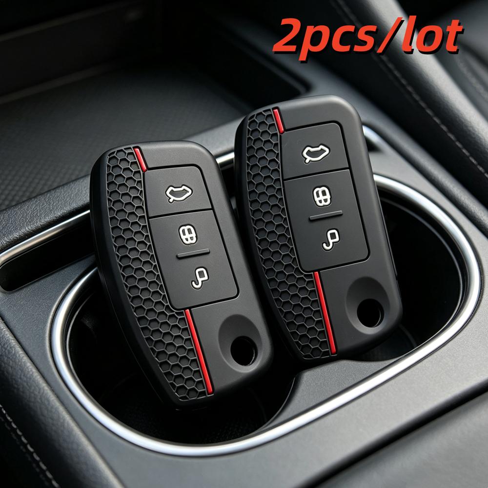 S/Lot Car Key Case Covers For Ford C-Max For Focus For Kuga For Mondeo Key Fob Covers