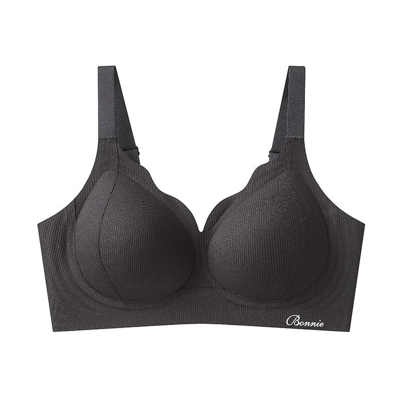 Seamless Jelly Glue Soft Support Lift Bra - No Underwire, Lightweight, Side Support, Fixed Cup for Women