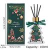1PC Glass Home Aromatherapy Indoor Flameless Long-lasting Fragrance Souvenir Christmas Tree Ornament Gift Box Fresh