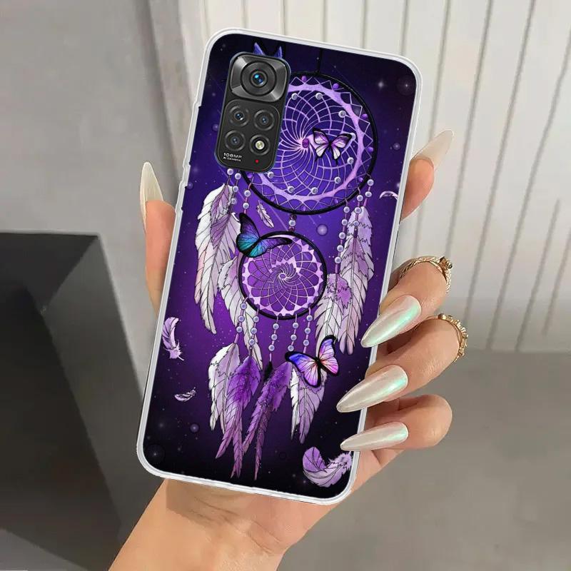 Retro Feather Dreamcatcher Phone Case for Xiaomi Redmi Note 15 14 14S 13 12S 12 Pro 11S 11 Plus 11T 11E 10S Soft Funda Print She