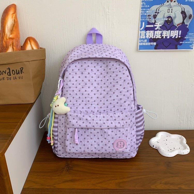 Schoolbag high value versatile simple student schoolbag sweet commuting backpack Korean ins casual outdoor backpack