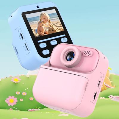 Instant Print Camera HD Digital Camera 2.4 Inch Instant Photo Printing Camera USB Rechargeable for Girls Boys Birthday Gifts