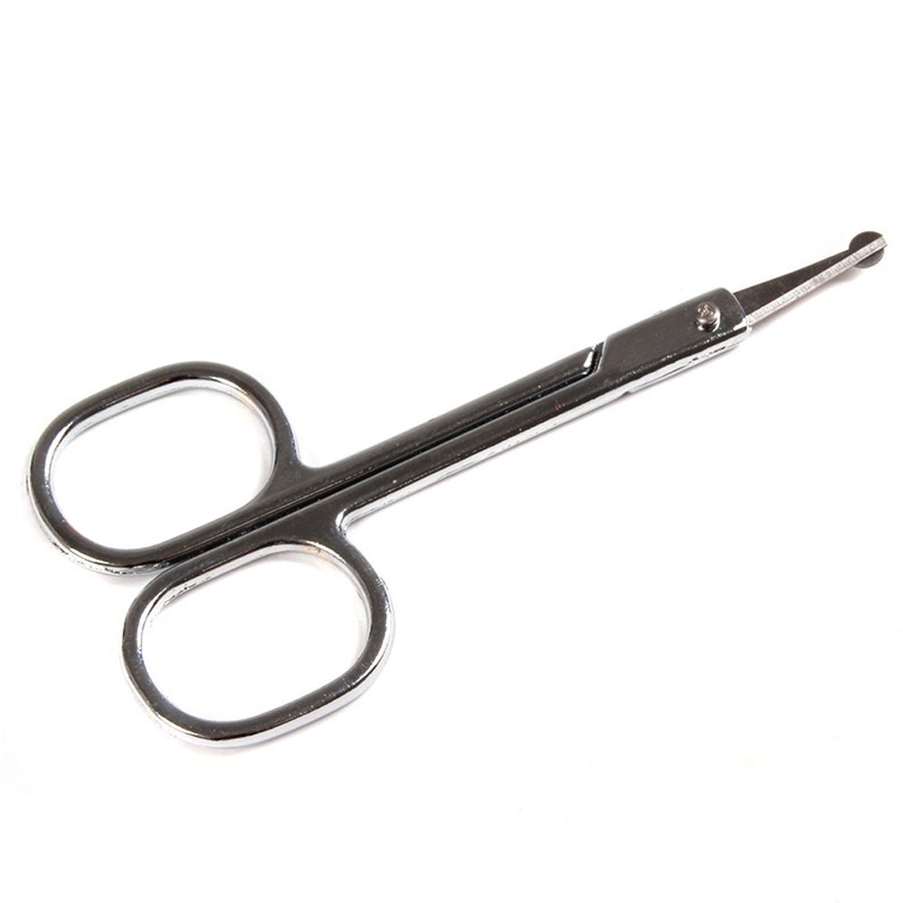 New Fashion Curved Stainless Steel Nose Hair Scissors Beauty Tool Ear Facial Trimmers