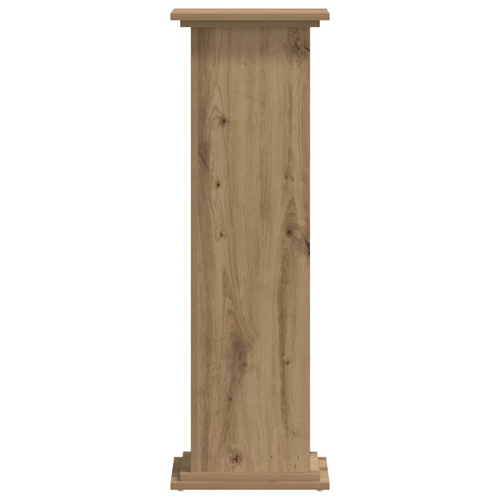 Artisan Oak Plant Stand 33 x 33 x 100 cm Engineered Wood