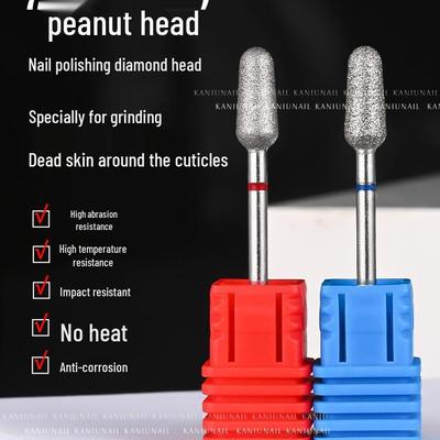 Nail Art Cuticle Remover: Professional Diamond Grinding Head