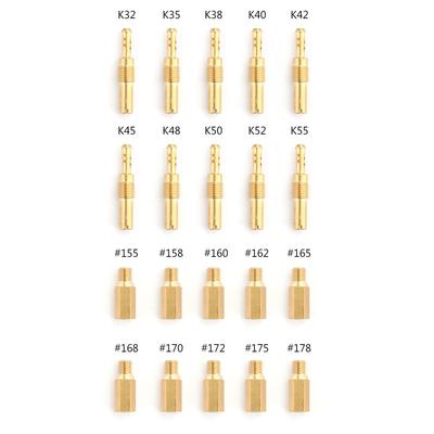 Juego de 20 piezas Kit de surtidor principal de carburador y herramienta de surtidor piloto lento para PWK Keihin OKO CVK