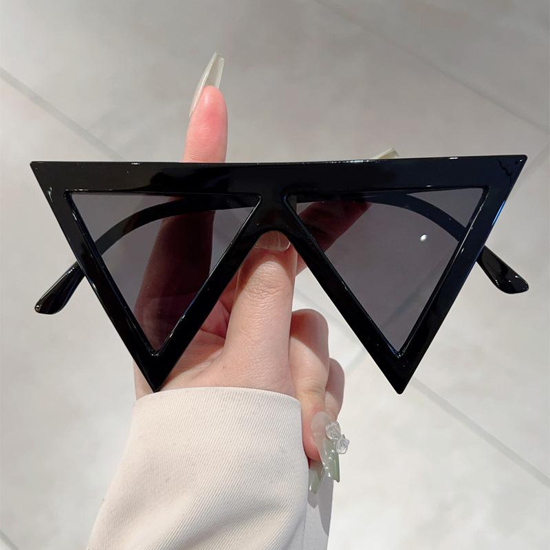 JYL TS Sunglasses UV Protection Triangle Large Frame Hip-hop/3327