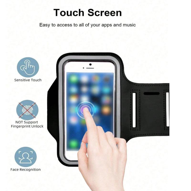 Multi-functional Waterproof Wristband Phone Holder Suitable for Outdoor Activities Running Hiking Cycling Fitness and Touch 6