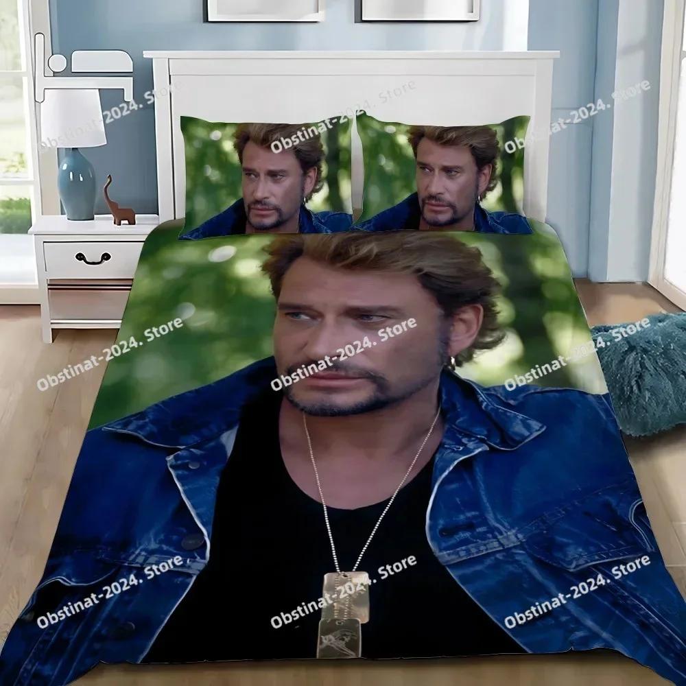Rockster Dekbed Kussensloop Beddengoed Set Jongen J-Johnny H-Hallyday Meisje Slaapkamer Decoratie Kinder Cadeau Enkel Dubbel Grote Maat