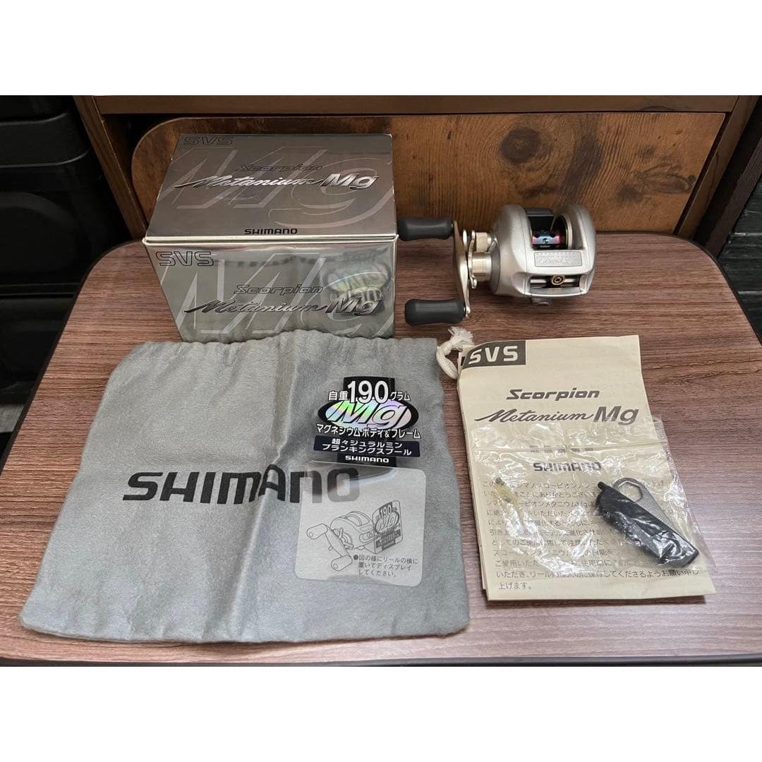 Used Same day shipping SHIMANO Scorpion Metanium MG bait reel
