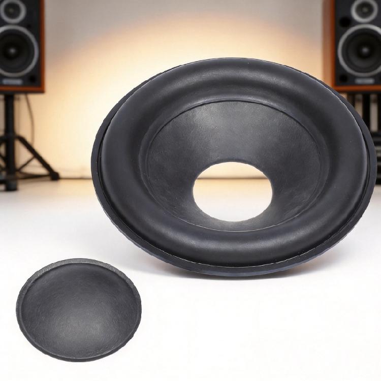 DIY Lautsprecher Reparatur Membran Set mit Staubkappe, Gummi Sicken Teile für Bastler und Reparaturtechniker Gebrauch