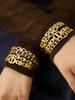 18K Gold Plated Horseshoe Buckle Bracelet for Women, 316L Stainless Steel, Colorfast, Simple and Elegant Design.