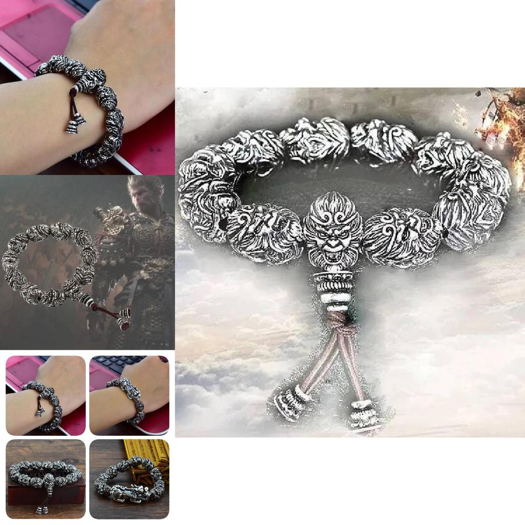 Wukong Armband im Retro-Stil Ganzmetalldesign Perfekt für Heim- und Bürodekor
