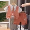 Boys Summer Clothes Suit Baby Cotton Casual T-Shirt + Shorts Sets Toddler Costume Infant Outfits Kids Tracksuits