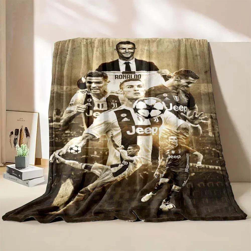 Coperta in Flanella CR7 Ronaldo Moda Portatile Casa Viaggio Campeggio Divano Coperta da Picnic