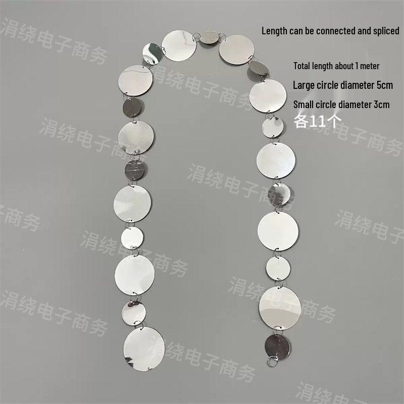 Серебристо-золотая нитяная штора с пайетками для свадеб - Бусинная декорация для фонов и потолков