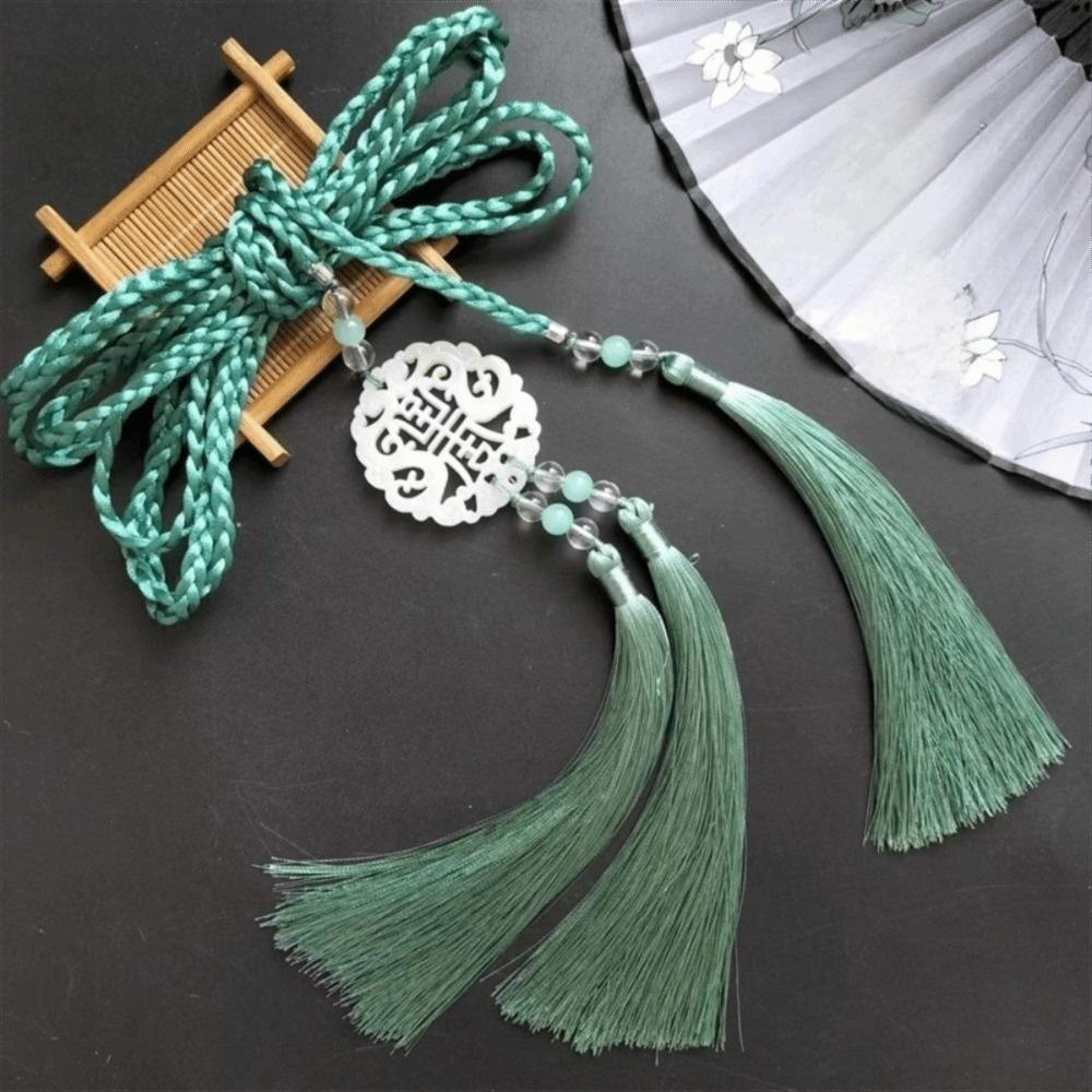 Traditional Hanfu Waist Tie Belt Chinese Style Tassel Waist Cord Braided Waist Sash  for Men Women