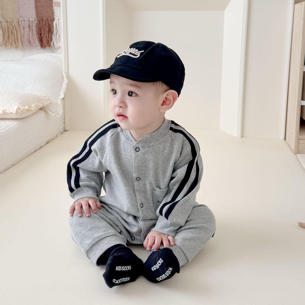 Baby Cotton Romper: Panda Long Sleeve Onesie for Infants and Toddlers