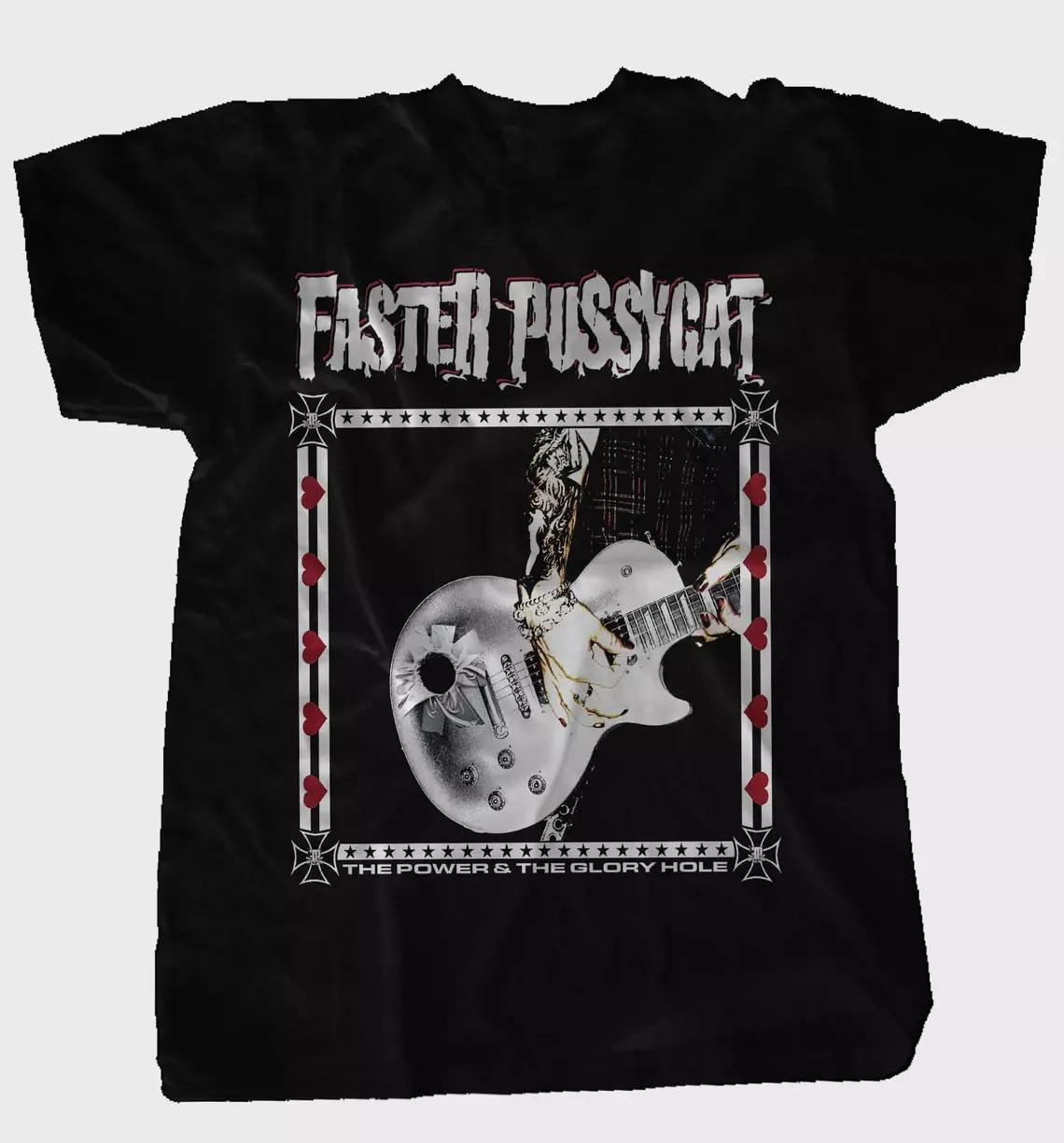 Faster Pussycat The Power and the Glory Hole T Shirt Full Size S-5XL S разноцветный