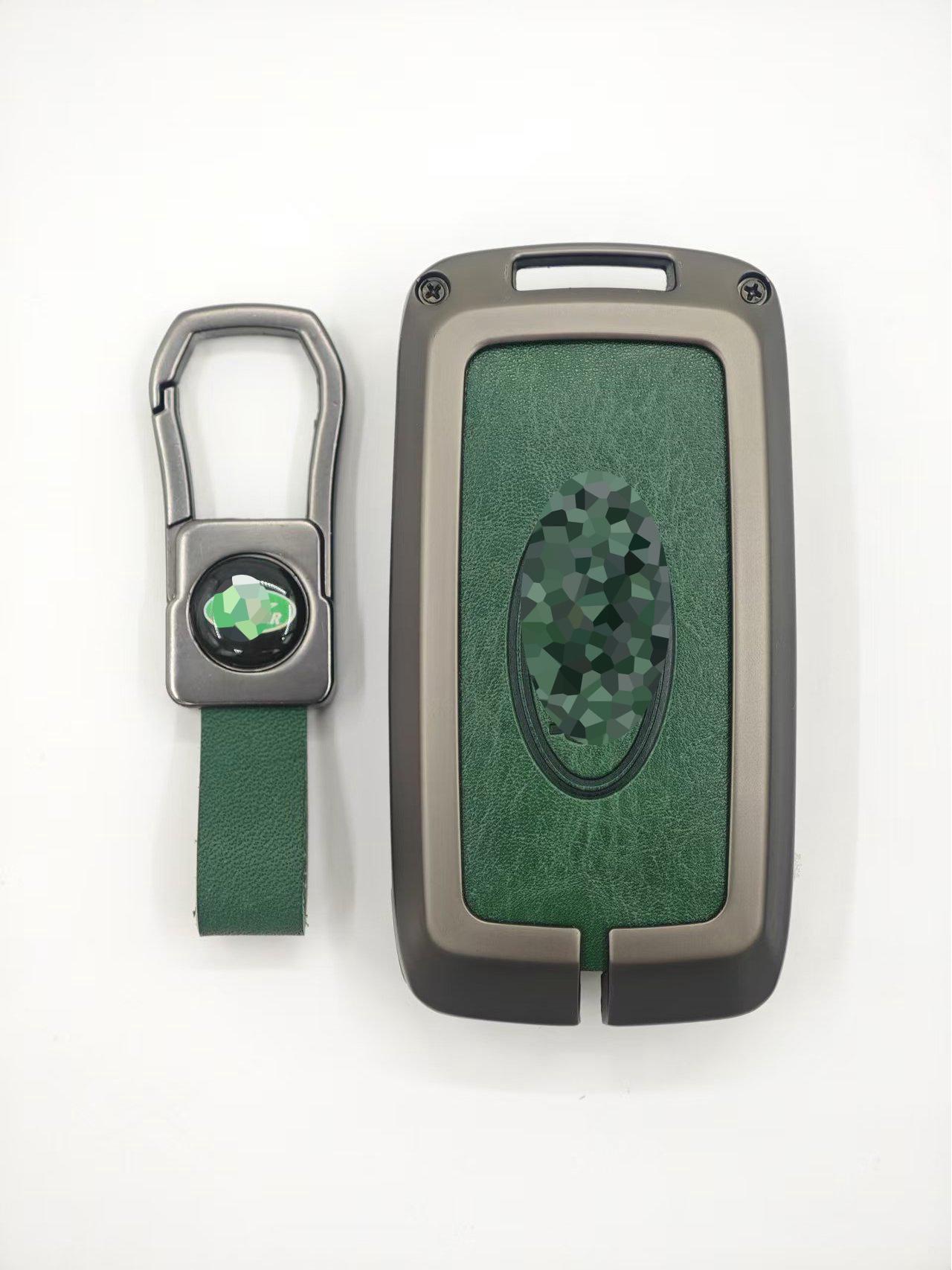 

Genuine Leather Key Shell for Jaguar & Range Rover: Fits Evoque, Discovery Sport