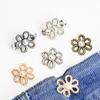 New DIY Tighten Waist Button Detachable Clip No Sewing Retractable Button Reduce Waist Flower Buttons Snap Clothing Accessories