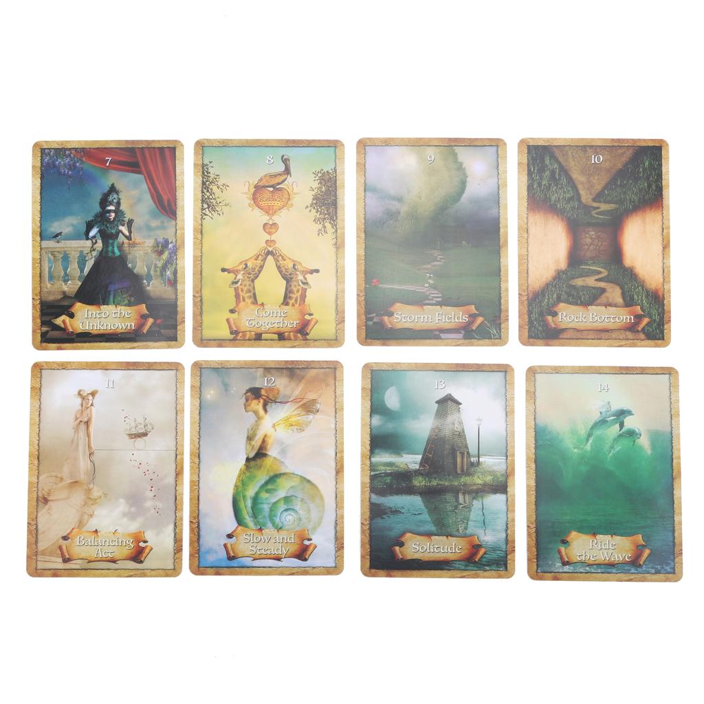 Paper Playing Cards Tarot Cards Divination Tarot Deck Interaction Board Game English Version
