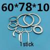 Thickened Galvanized Iron Flat Washer: Small Outer Diameter, Narrow Edge