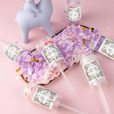 1PC - Tui Tui Le Mini Spray Flower Tube Wedding, Birthday Party, Fireworks Tube, Colorful Paper Scrap, Holiday Party, Small Fire