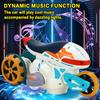 Interstellar Space Motorcycle, Universal Electric Toy, 360° Rotation, Pleasant Music, Beautiful Lights, Safe ABS Material ,battery Not Included