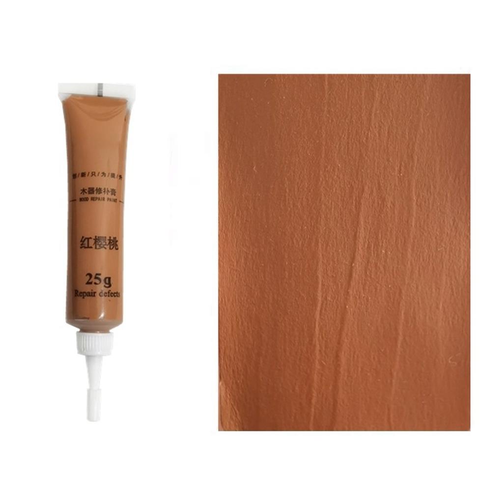 25g Multicolor Wood Repair Paste Multipurpose Floor Scratch Paint Repair Wooden Furniture Refinishing Paint Putty Coating Filler