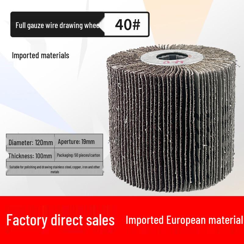 Stainless Steel & Nylon Fiber Polishing Wheel for Metal Scratch Removal