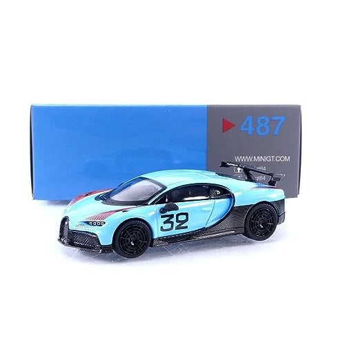 MINI GT 1/64 Bugatti Chiron Pur Sport Grand Prix (Left-Hand Drive) Finished Product