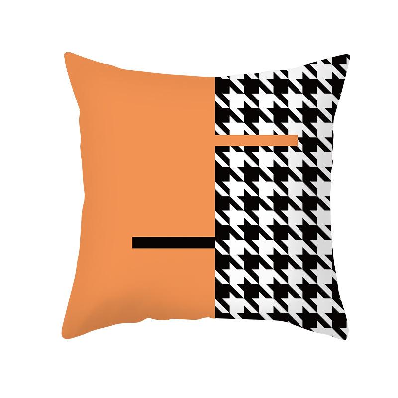 New Style Pillow Case, Geometric Pillow, Light Luxury Pillow Case, Sofa Cushion Cover, Lumbar Support