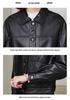 Women's Lambskin Leather Motorcycle Jacket, Slim Fit, Short Style, Lapel Design, Ideal for Petite Sizes.