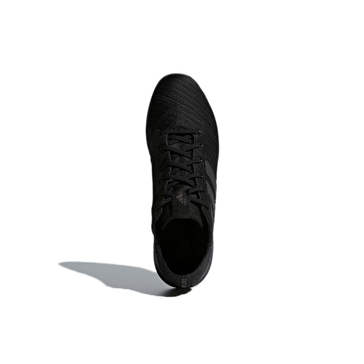 Adidas Nemeziz Tango 17.4 TR Round Toe Lace-Up IC/IN Indoor Fabric Non-Slip Breathable Soccer Shoes Men Soccer Shoes Black CP9127