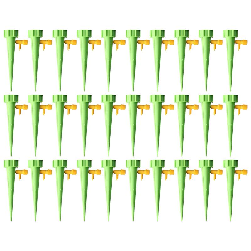 10-50PCS Drip Irrigation System Automatic Plant Waterer Adjustable Indoor Garden Office Plants Self Watering Stakes Timer Device
