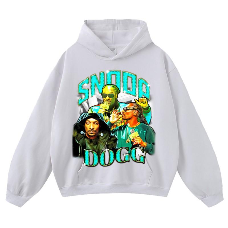 Oversized Streetwear Hoodie With Graphic Print Cotton Pullover Unisex Loose Fit High Street Style