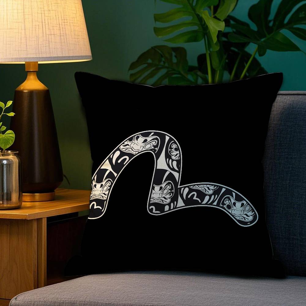 

EEVISU Brand Pillowcases Let It Snow Merry Bright Room Home Decoration 30x30 cm