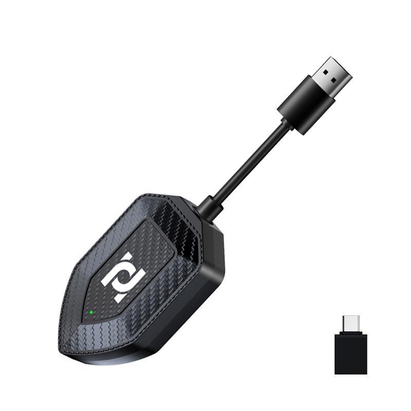 

Подвійний бездротовий адаптер CarPlay і Android Auto для автомобілів Q1D Android Auto 2-in-1