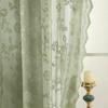 2026 Rose Spitze Welle Blickdichter Vorhang für Wohnzimmer, Balkon und Schlafzimmer