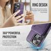 MAGKING K1 Series For iPhone 12/12 Pro Magnetic Case PC+TPU+PU Phone Cover with Card Holder Kickstand