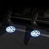 Car Laser Projector LED HD Induction Lamp Wireless Magnetic Welcome Light For Volkswagen Golf Polo Passat Touran VW CADDY RlineKD3