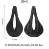 BUCKLOS Bicycle Saddle 3D Printed Carbon Fiber Road Bike Seat Cushion Breathable Ultralight Cycling Seats Cycling Accessories