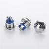 8Pcs 16mm Momentary Push Button Switches Metal Shell High Round Screw Terminals Waterproof Switches Easy to Use
