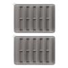 2Pcs Food Grade Silicone Ice Cube Tray Long Cylinder Ice Cube Mold Reusable Ice Maker for Soup Freezer Wine Juice