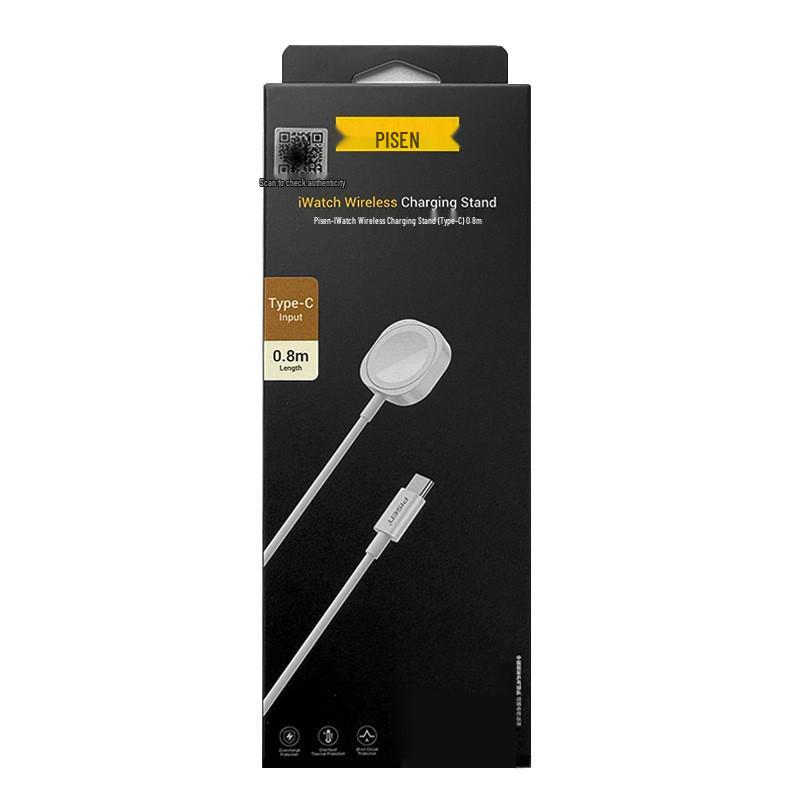 PISEN Wireless Magnetic Charger for Apple Watch Series 9/8/7/6/5/4/3/SE