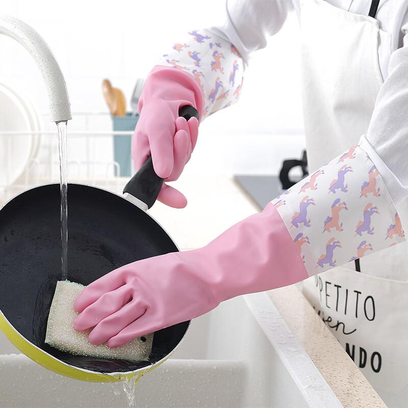 FKIV Household Cleaning Dishwashing Gloves
