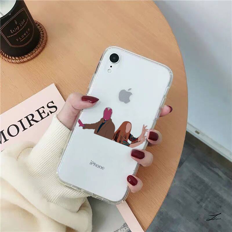 

Popular TV Series WandaVision Phone Case for iPhone 11 12 13 mini pro XS MAX 8 7 6 6S Plus X 5S SE 2020 XR cover iphone 7 or 8