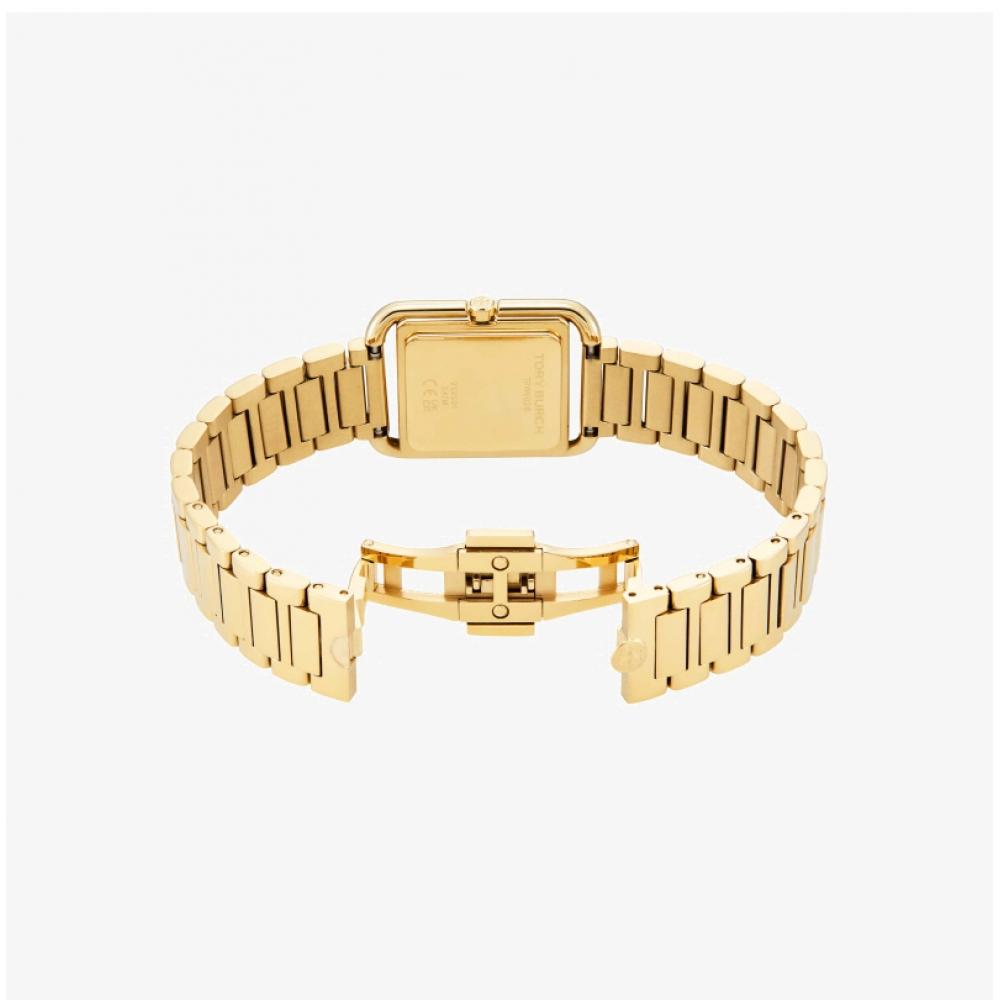 Tory Burch Kira Mother Of Pearl Square Women S Metal Watch Tbw6020