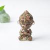 Tree Resin Craft Monkey King Statue With Natural Water Crystal For Home Decoration And Collectors